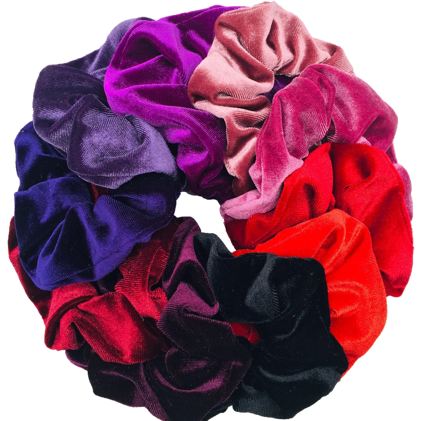 10/6 Accessories Scrunchies Hair Scrunchy Women Velvet Solid Leopard Tie Dye Ponytail Holder Headwear Elastic Ties Bands Set