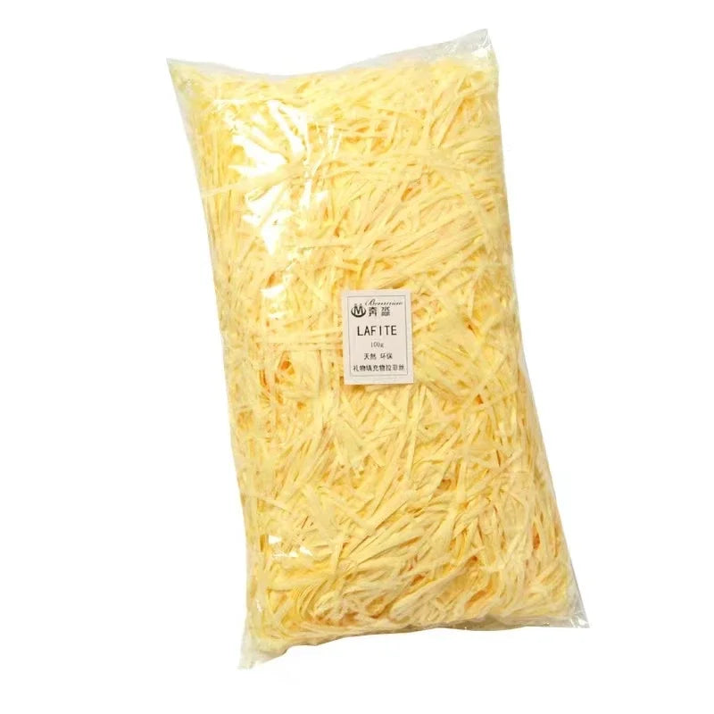 Glitter Raffia Paper Shreds Filler for Packing Empty Baskets for any occasion 20/50g