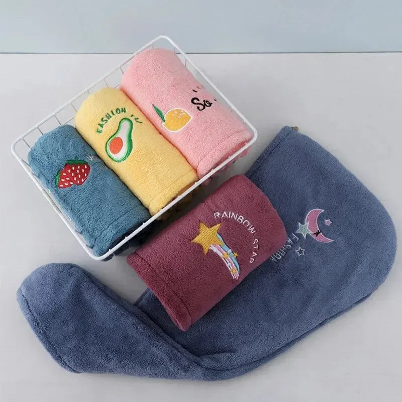 Quick‑Dry Hair Towel Wrap – Super Absorbent Soft Microfiber Head Towel for Women & Girls