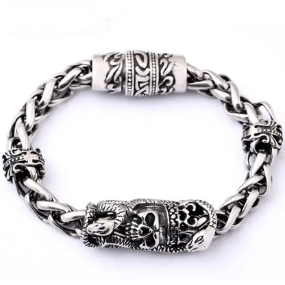 Trendy Punk Bracelet High Quality Skull Bracelet Boutique Jewelry Birthday Gift