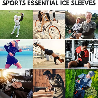 3 Pairs Unisex Sun Protection Arm Sleeves Breathable Cooling Arm Covers For Outdoor Activities Cycling Running Mountaineering