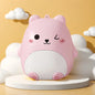 Mini Portable Bear Cartoon Jewelry Storage Box Travel Sealed Five Grids Organizer Compact Personal Medicine Box