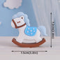 New Hot Air Balloon Cake Decoration Pink Blue Bear Cake Topper for Boy Girl Baby Shower Kids Happy Birthday Party Supplies Gifts