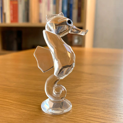 30 Styles Clear Crystal Cute Animal Figurines Glass Sculpture Paperweight Home Decors Table Ornament Xmas Kids Lady Favor Gift