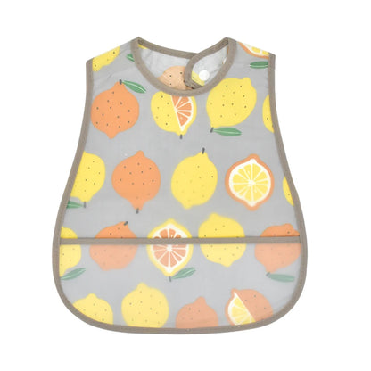 Adjustable Baby Bibs Waterproof Pocket Lunch Feeding Bibs