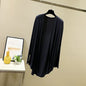 Modal Cardigan Long sleeves Plus size Summer Spring Loose Air-conditioned Top Open-front sun-proof clothing
