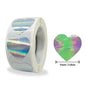 500pcs Rainbow Laser Thank You Stickers 1inch Small Business Stickers Adhesive Labels for Boutiques Wrapping Supplies