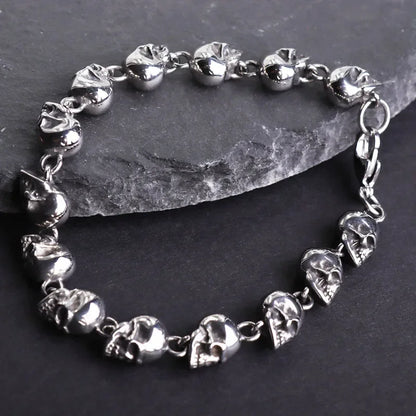 Trendy Punk Bracelet High Quality Skull Bracelet Boutique Jewelry Birthday Gift