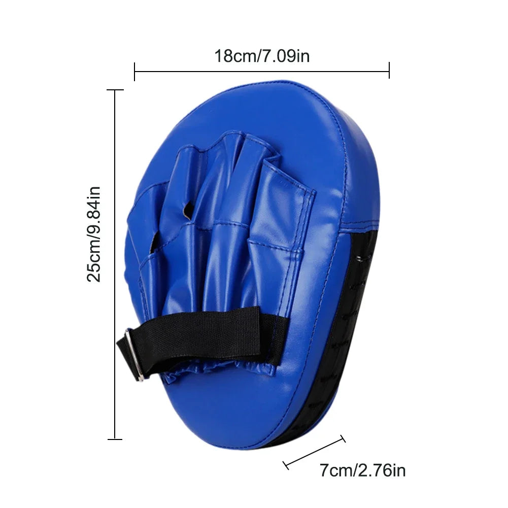 Kick Boxing Gloves Pad PU Leather for Adults Kids MMA Karate Muay Thai Free Fight Training Equipment