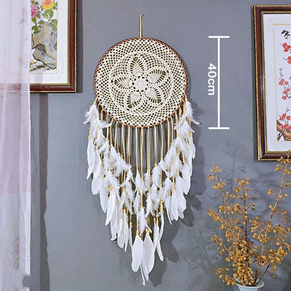 big dream catcher hanging/light decoration nordic decoration home girls room/nursery/kids decor dreamcatcher children room new 5
