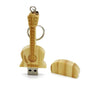 Wooden Guitar USB2.0 Flash Drive 4G 8G 16G 32G 64GB 128G Comes With Key Chain Gifts Pen Drives Box Memory Stick