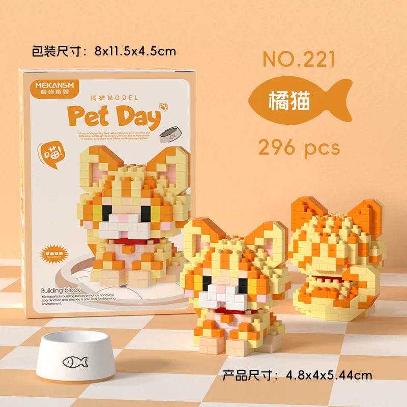 Animal Mini Building Blocks Set – Small Particle DIY Assembly Bricks for Kids Ages 10–12, Educational Birthday Toy