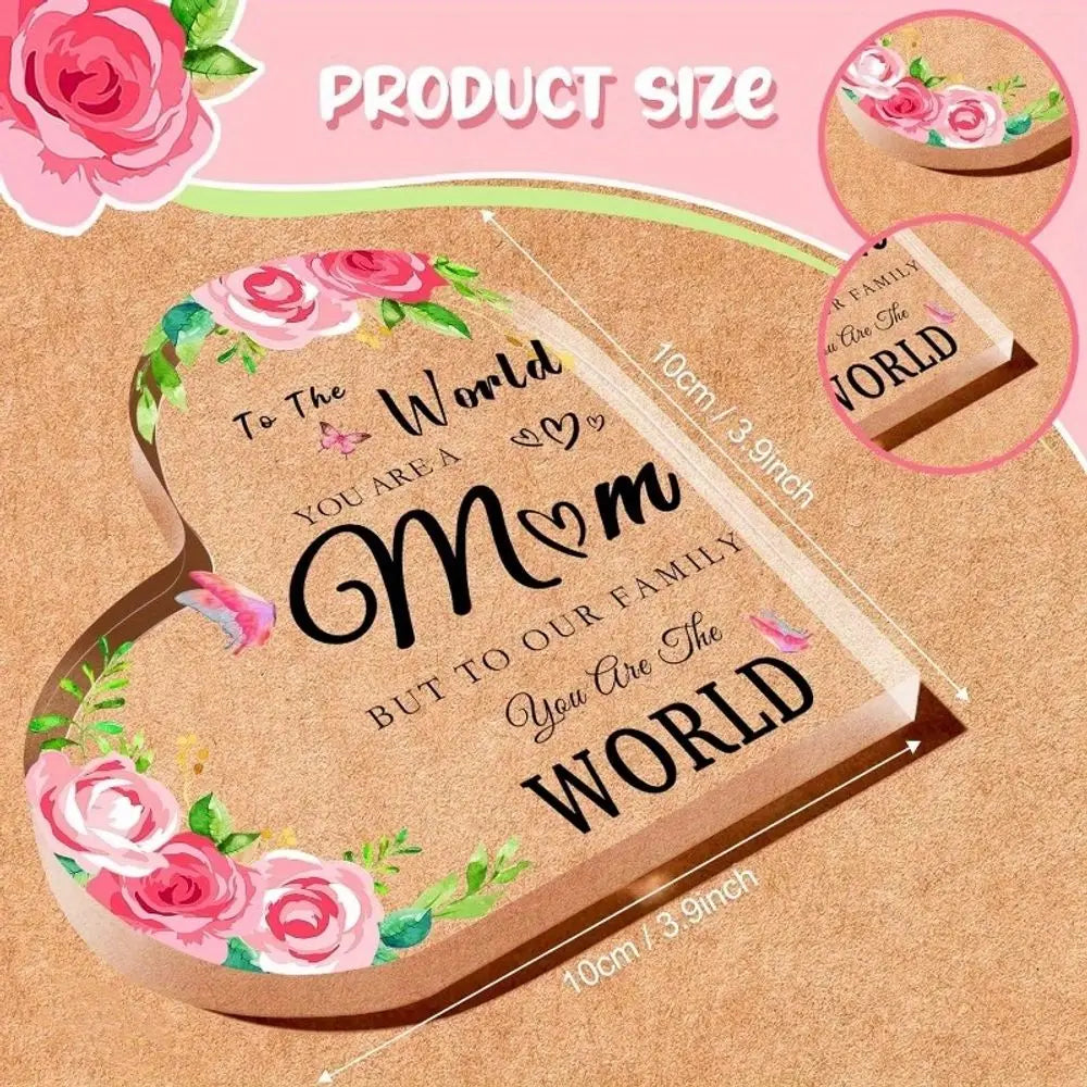 Mom Appreciation Acrylic Ornament – Mother’s Day, Birthday & Anniversary Gift