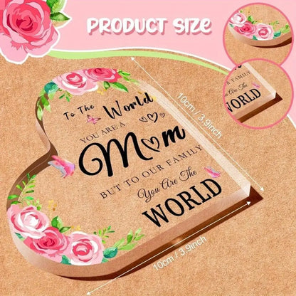 Mom Appreciation Acrylic Ornament – Mother’s Day, Birthday & Anniversary Gift