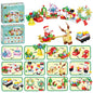Christmas Micro Building Block Series Santa Claus Reindeer Puzzle Assembling Bricks Table Decoration
