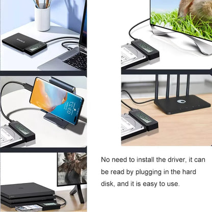 USB 3.2 3.0 to SATA Converter 2.5 Inch SSD HDD Hard Drive External Adapter USB 3.0 to Sata III Cable for Laptop PC Accessories