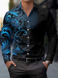 Men’s Casual Long Sleeve Button‑Up