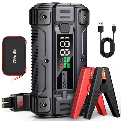 Car Jump Starter 3000A/4000A/5000A Battery Charger Emergency Power Bank Booster for 12V Gasoline and Diesel