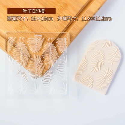 New Plant Flower Cookie Embosser Mould Spring Easter Party Fondant Biscuit Mold Cake Decorating Tools Acrylic Icing Cookie Mould