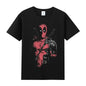 Marvel Hero Deadpool cotton round neck short-sleeved men's T-shirt