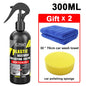 Car Plastic Restorer Coating Agent for Auto Plastic and Rubber Exterior Repair, Cleaning, Refreshing, and Restoration. Black Shine, Seal, and Brighten.
