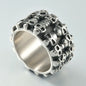 1PC Stainless Steel Vintage Punk Skull Cross Eagle Mens Ring Finger Jewelry Hip Hop Rock Culture Ring Unisex Male Party Ring