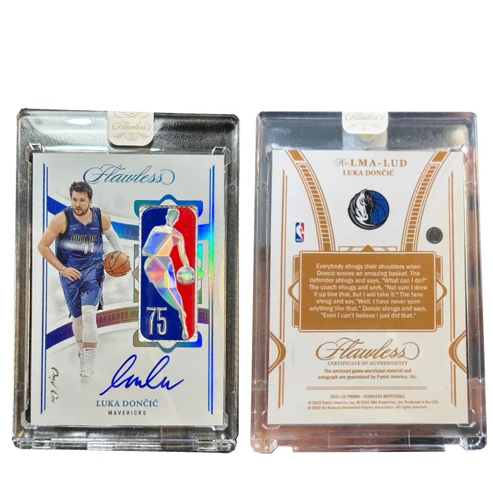 PANINI LOGOMAN DIY Material collection card brick Paul George Curry Doncic Kobe Tatum Jalen Green Basketball boy birthday gift