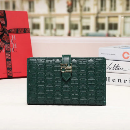 CH Luxury Brand Spring Fashion Women's Organizer Wallet Coin Purse Long Large Capacity Card Holder Coin Purse 2025 High Quality