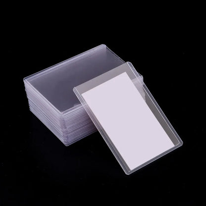 10PCS Standard 35PT Top Loaders Game Card Sleeves Top loaders Card Protector for Baseball Football Sports Game Cards PVC Slot