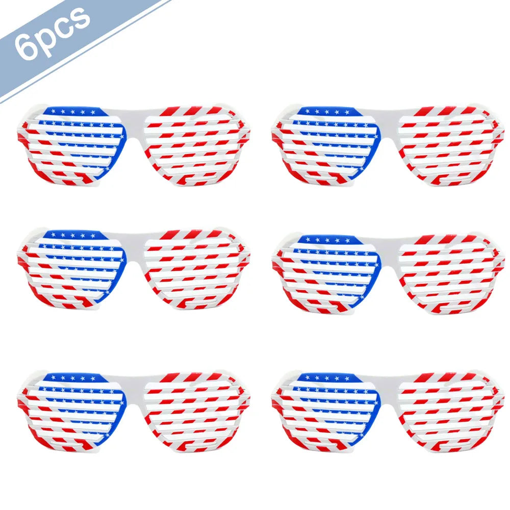 Independence Day Party Disposable Cutlery American Flag Plate Paper Cup For USA Birthday Party Supplies Patriotic Decorations