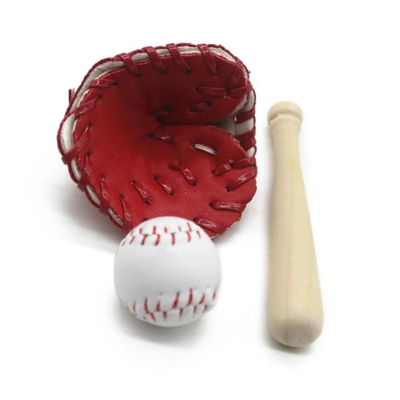 Newborn Baseball Bat & Ball Photo Prop Set – Cute Sports Posing Accessories for Baby Photoshoots