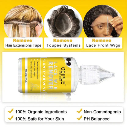 Melting Spray for Lace Front Invisible Wig Glue Waterproof Bond Adhesive Remover Edge Control Gel Wax Stick Wig Caps Styling Kit
