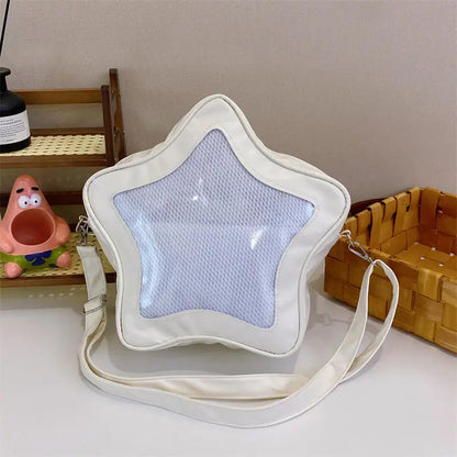 Kawaii Ita Star Crossbody – Original Anime Two‑Dimensional Ulzzang Shoulder Bag for Girls