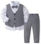 Boy Set Solid Vest Suit