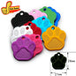 Random Mix 100pcs Aluminum Blank Dog Cat ID Pendant Engravable Ornament Tag Plates
