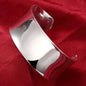 Trendy 925 Sterling Silver Bangles Bracelet Charms