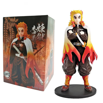 Anime Figure Kamado Tanjirou Nezuko Demon Slayer Figure Action Figures PVC Model Toys Zenitsu Figurine Inosuke Kimetsu No Yaiba