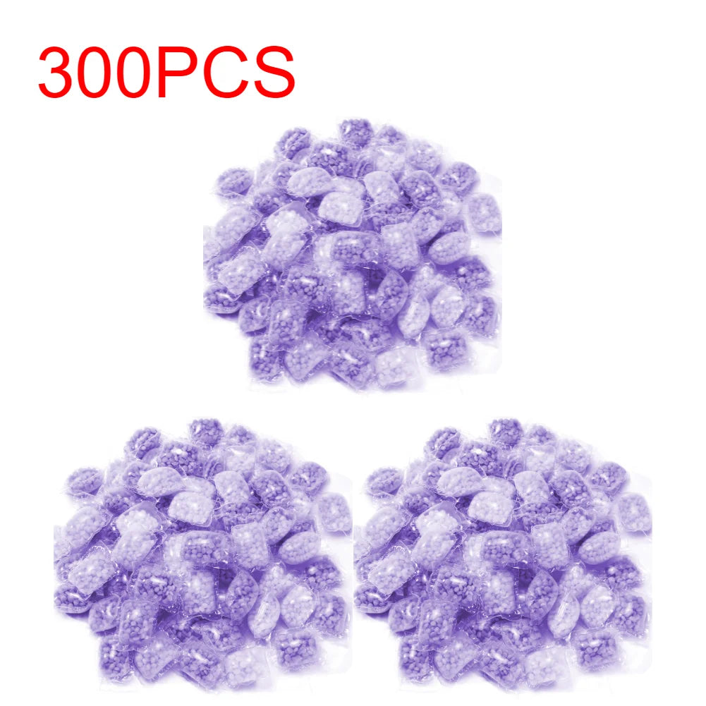 100-500PCS  Laundry Beads Detergent Liquid Capsule Ball Fragrance Beads Soft Clothing Diffuser Perfume for Washing Machine