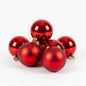 50pcs Christmas Ornaments Set - Shiny Red & Golden Decor Balls with 9 Unique Styles Perfect for Party Decorations