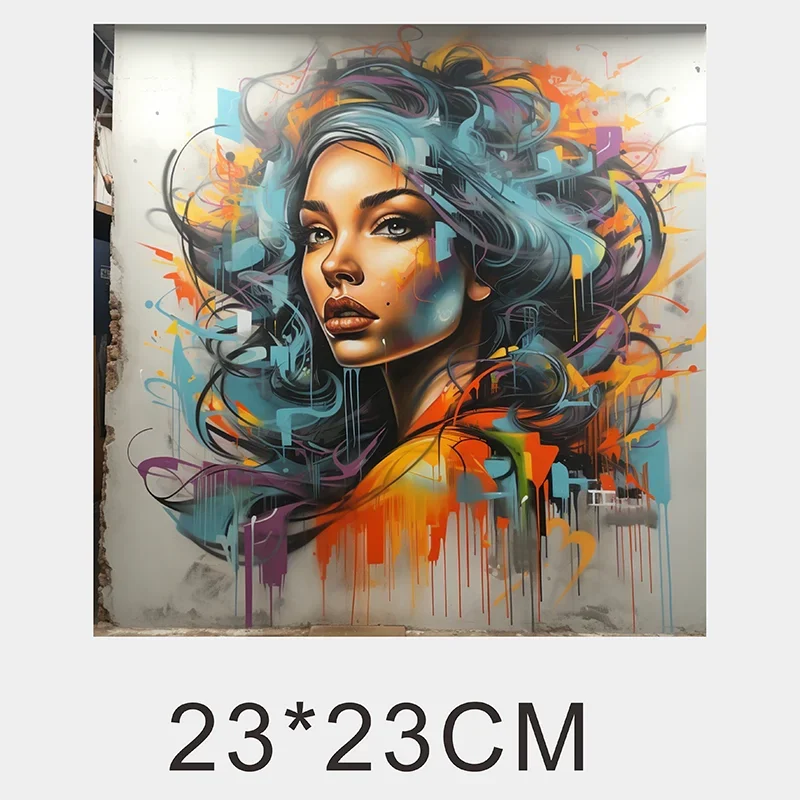 Graffiti Animal Iips Fashion Iron Sticker Patch For Clothing T-shirt DIY Hoodie Jacket Sticker DTF PPatch Is Waterproof