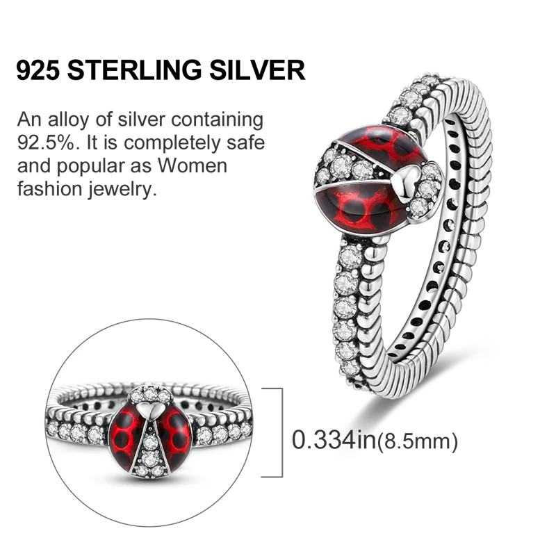925 Sterling Silver Ring – Colorful Cubic Zirconia Women’s Wedding & Engagement Jewelry