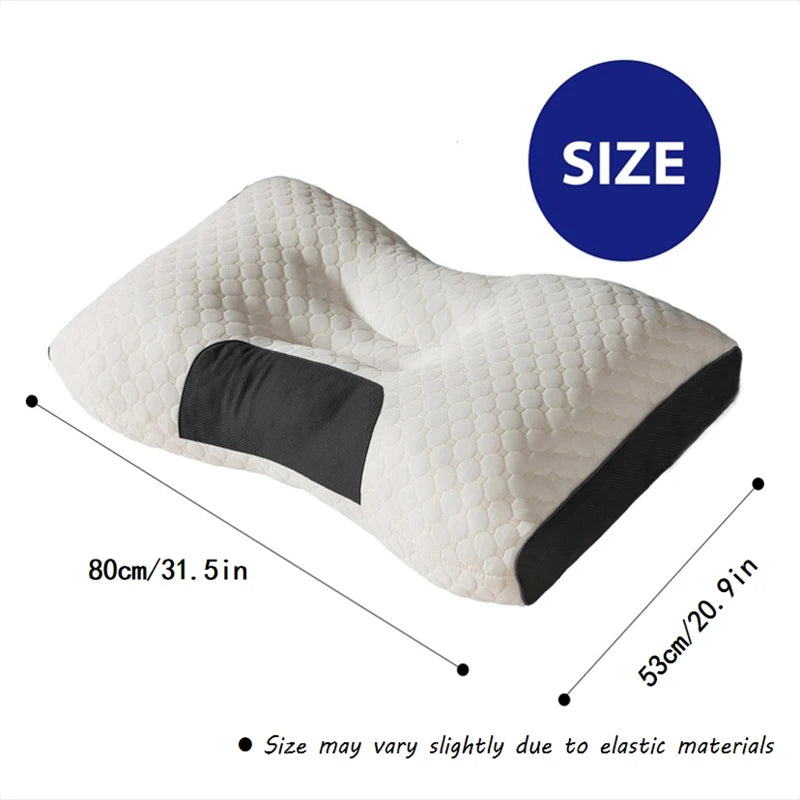 2‑Pack Ergonomic Neck Pillows – Adjustable Orthopedic Support