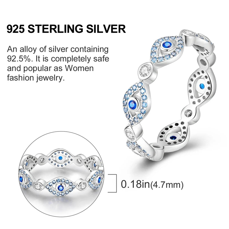 925 Sterling Silver Ring – Colorful Cubic Zirconia Women’s Wedding & Engagement Jewelry