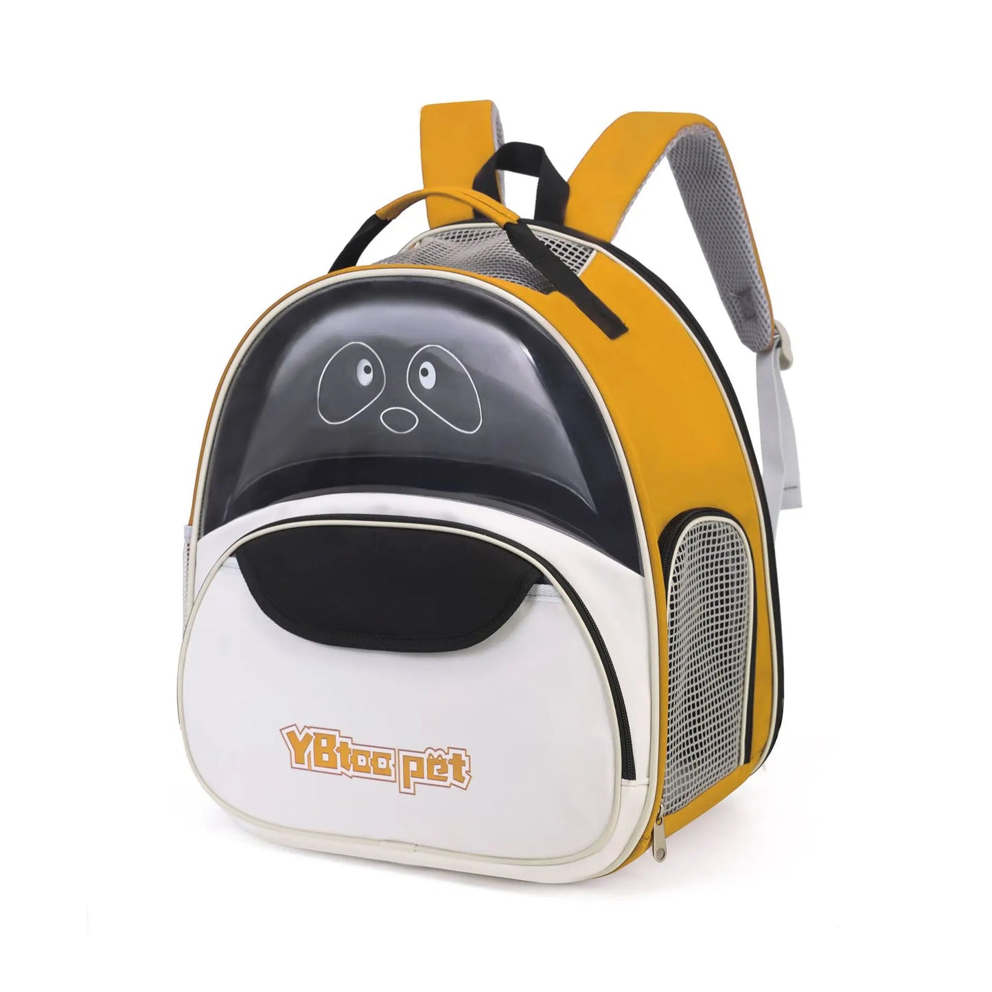 Cat backpack, outing schoolbag, double-shoulder pet bag, cat for travel, dog and cat supplies, transparent large-capacity portab