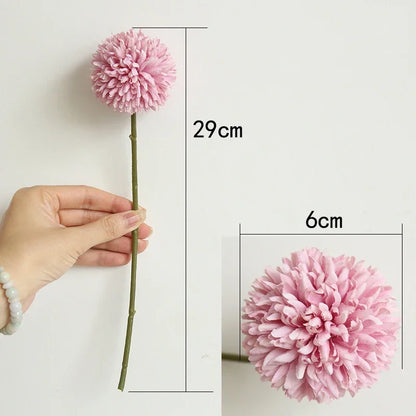 5Pcs Hydrangea Artificial Flowers Bouquet For Home Bedroom Decor Wedding Decoration Craft Vases Flower Arrangement Accessories