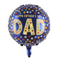 10pcs 18Inch Spanish English Happy Father's Day Foil Helium Balloon Feliz Dia Super Papa Air Globos Party Decoration Gift Baloes