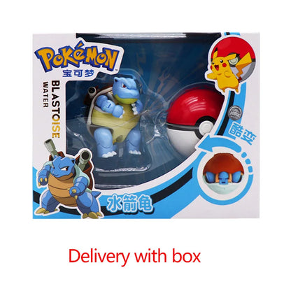 Pokemon Figures Toys Pocket Monsters Ball Model Pikachu Gengar Pokeball Dragonite Snorlax Pokeball poke Action Figures  Toy gift