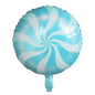 10pcs 18" Lollipop Swirl Foil Balloons – Candy Themed Round  Balloons for Birthday Party, Baby Shower, Carnival, Holiday Decor