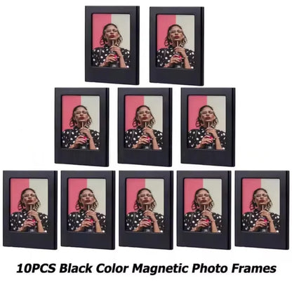 3‑Inch Magnetic Photo Frames for Instax Mini & Polaroid Pictures (5/10‑Pack)