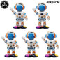 4D Standing Astronaut Spaceman Balloons Rocket Foil Balloons Kids Toys Baby Shower Outer Space Themed Birthday Party Decorations